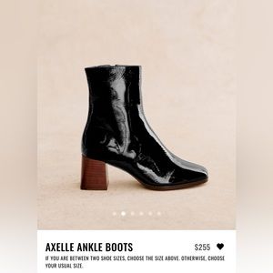Sézane Axelle Boots size 38 new in box